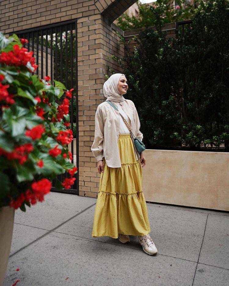 potret OOTD Dwi Handa saat liburan di New York (instagram.com/dwihandaanda)