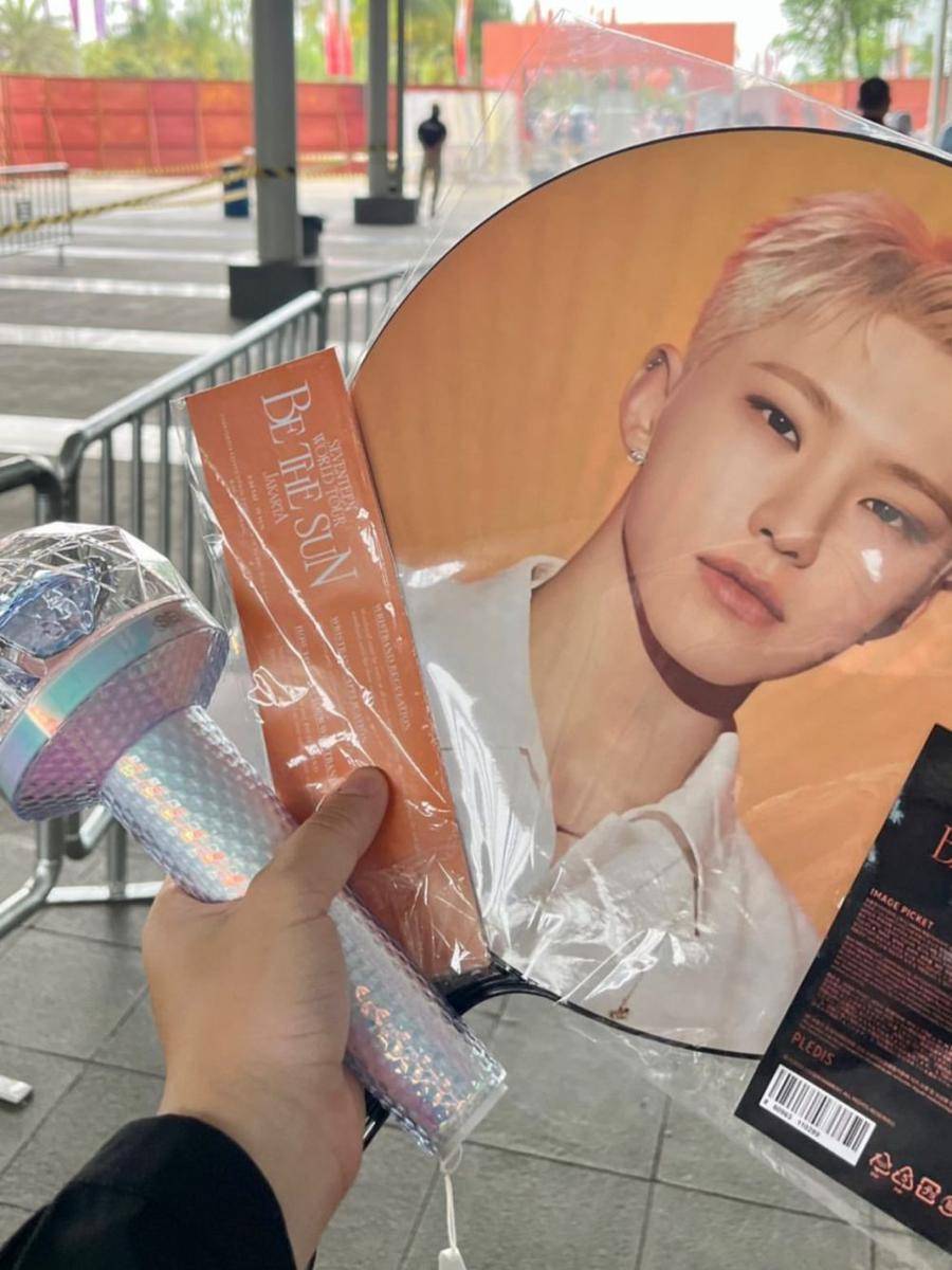 potret Zara menghadiri konser 'Be The Sun' Seventeen (instagram.com/camilliazr)