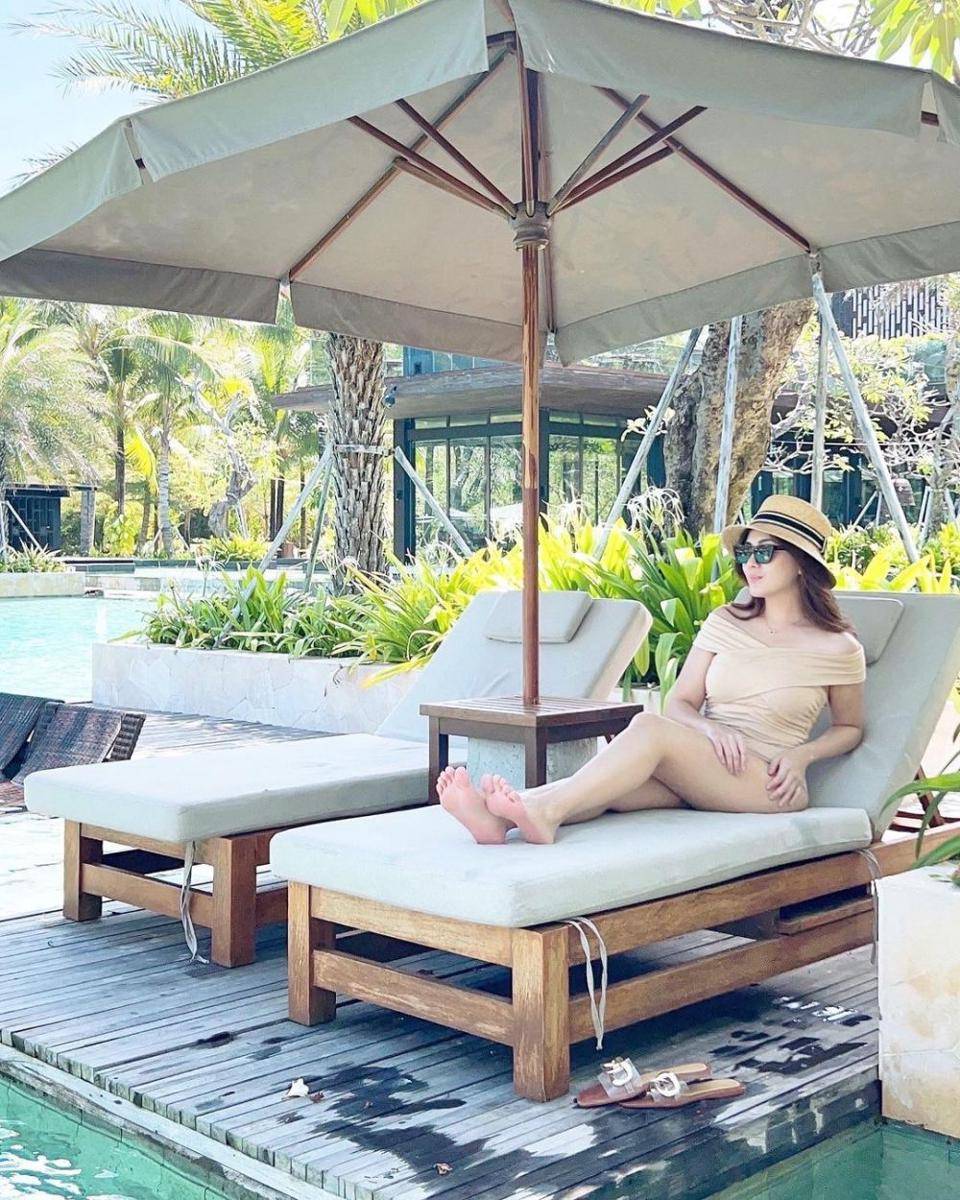 potret liburan Dhena Devanka dan Triple Z (instagram.com/dhenaaldhaliadevanka)