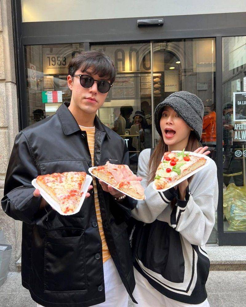 potret kebersamaan Baifern dan Nine Naphat di Italy(instagram.com/naphat_nine)