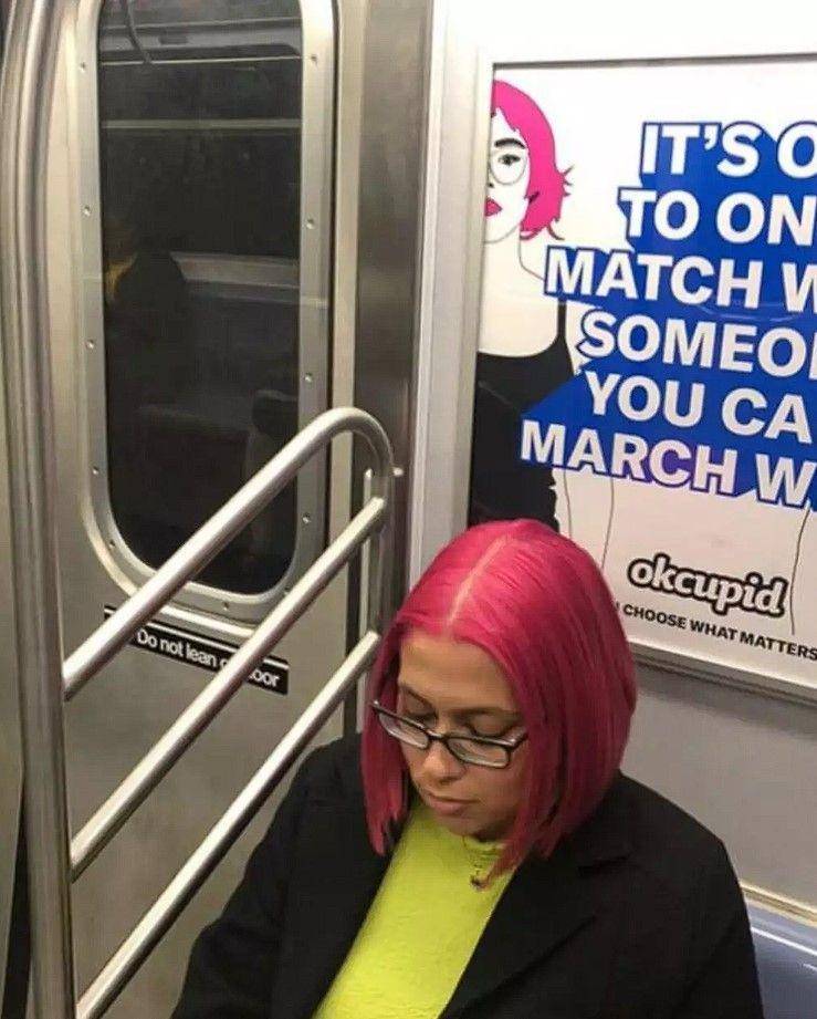 gak sengaja mirip model (instagram.com/subwaycreatures)
