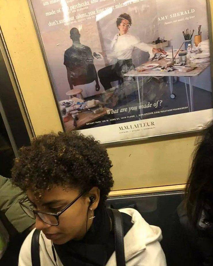 gak sengaja mirip model (instagram.com/subwaycreatures)