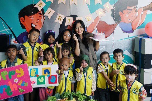 Perayaan ulang tahun Rachel di Rumah Singgah (instagram.com/rachelvennya)
