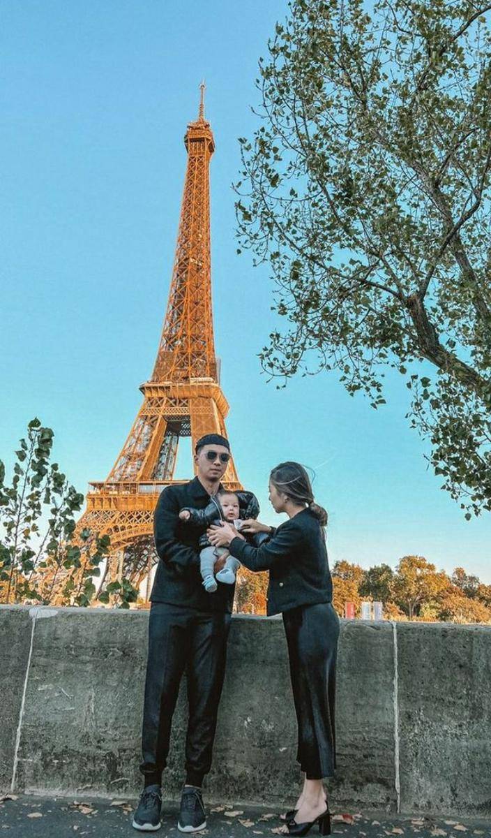 Potret Nikita Willy dan Indra saat di Paris (Instagram.com/indpriw)