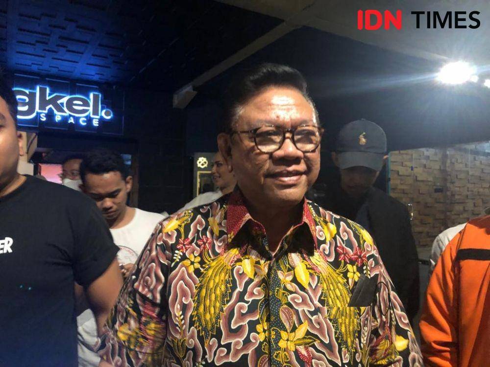 Dewan Pakar Partai Golkar Agung Laksono. (IDNTimes/Melani Putri)