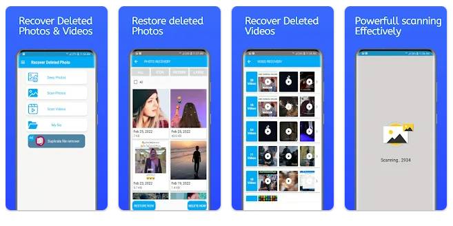 Recover deleted Photos (dok. Daina App)