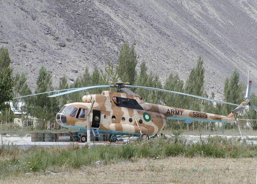 Ilustrasi helikopter jenis Mi-17 milik Pakistan. (Dok. Wikipedia)