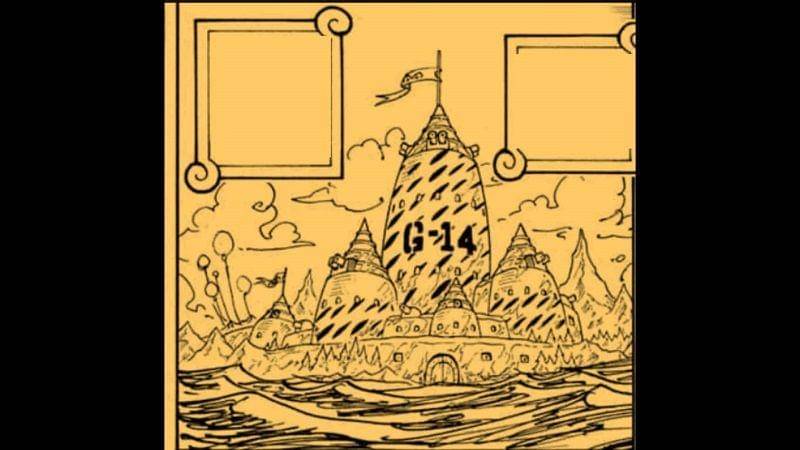 Pangkalan G-14 di One Piece. (Dok. Shueisha/One Piece)
