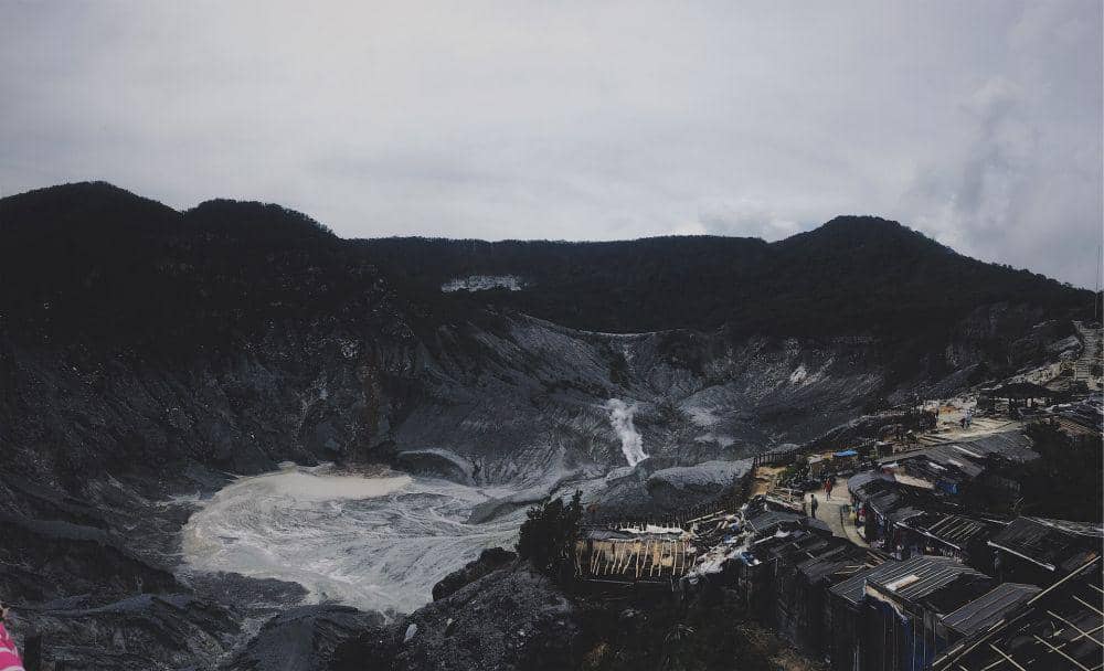 Potret Gunung Tangkuban Perahu