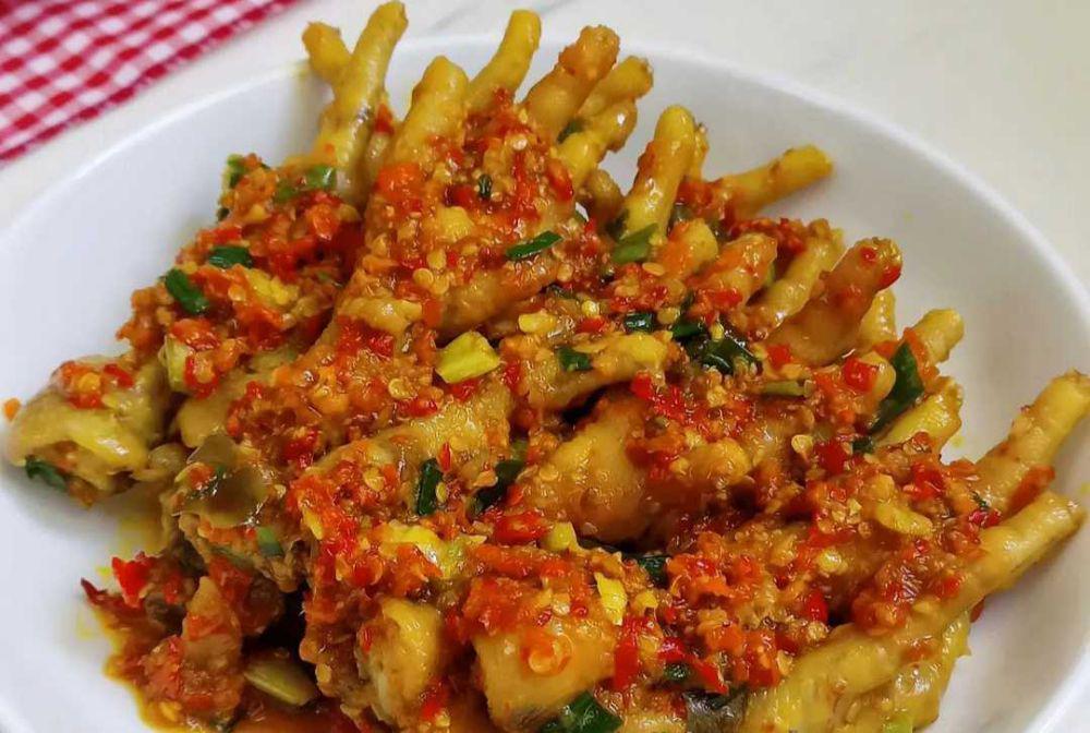 Resep Ceker Mercon Tulang Lunak, Gak Perlu Dipresto, lho!