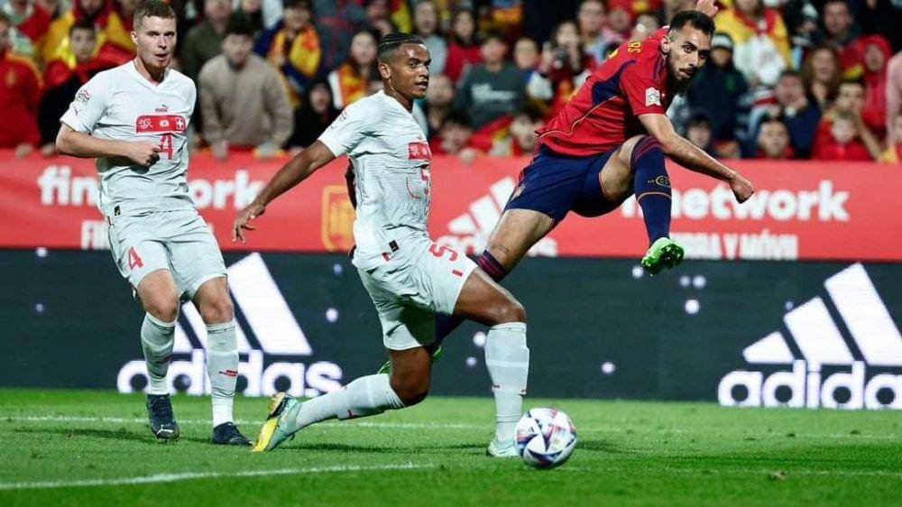 Spanyol vs Swiss (instagram.com/sefutbol)