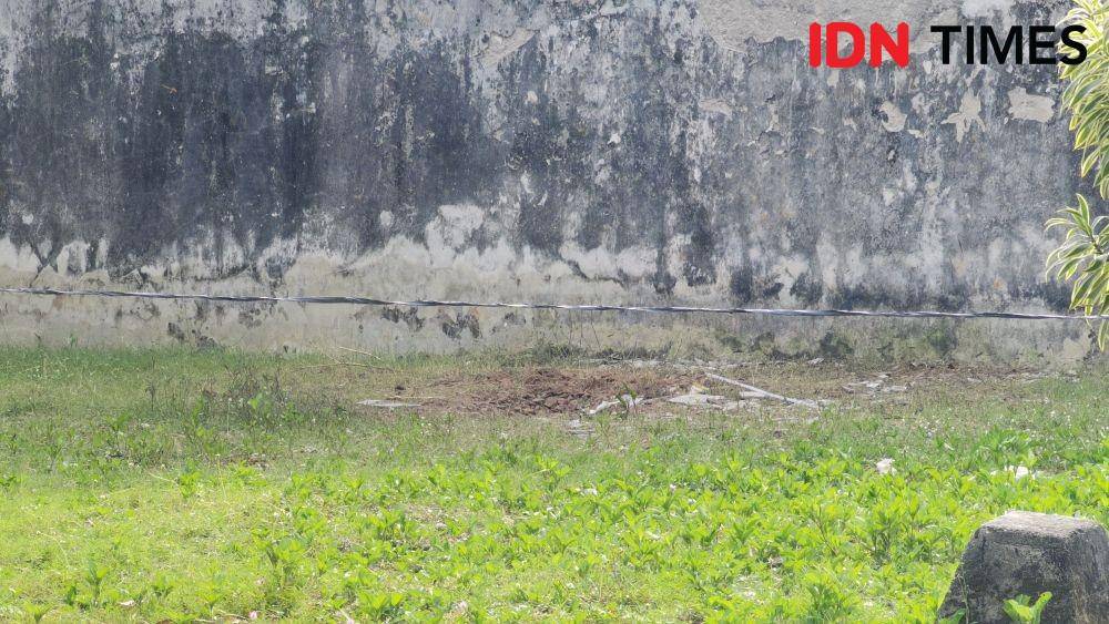 Lokasi kejadian ledakan di asrama Brimob Sukoharjo. (IDN Times/Larasati Rey)