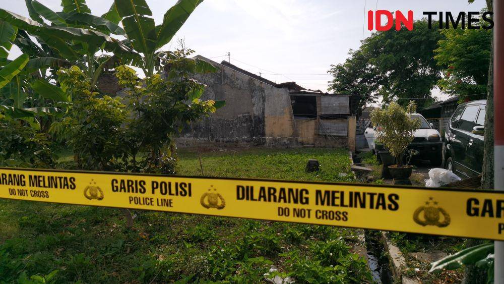 Lokasi kejadian ledakan di asrama Brimob Sukoharjo. (IDN Times/Larasati Rey)