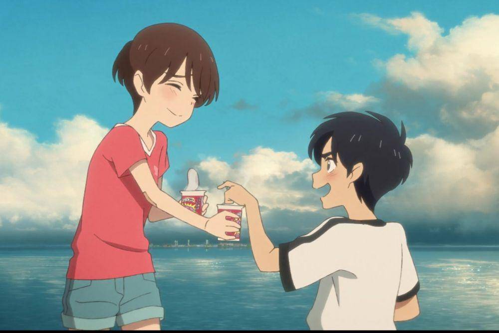 Natsume dan Kosuke (dok. Studio Colorido/Drifting Home)