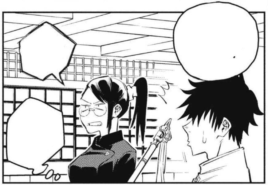 Maki Zenin dan Yuta. (Dok. Shueisha/Jujutsu Kaisen)