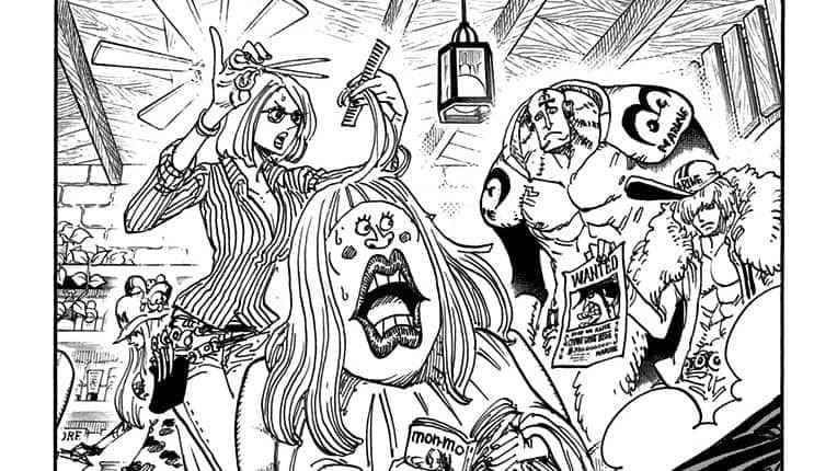 Prince Grus muncul di kisah sampul. (Dok. Shueisha/One Piece)