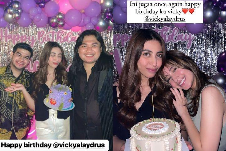 10 Momen Kejutan Ultah Vicky Alaydrus, Fadil dan Keanu Bawa Ugly Cake