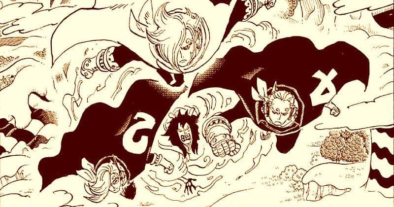 Potongan cerita sampul One Piece 1061. (mangaplus.shueisha.co.jp/One Piece)