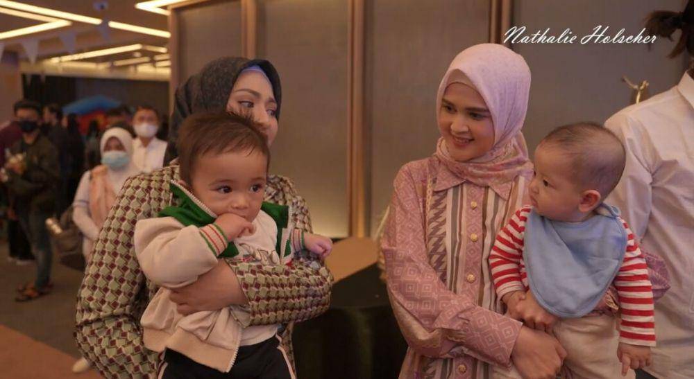 Nathalie Holscher dan Adzam di ulang tahun Air Rumi (youtube.com/NATHALIE HOLSCHER)