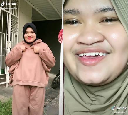 Intan Lembata yang ceria dan lucu (tiktok.com/@binirehan1)