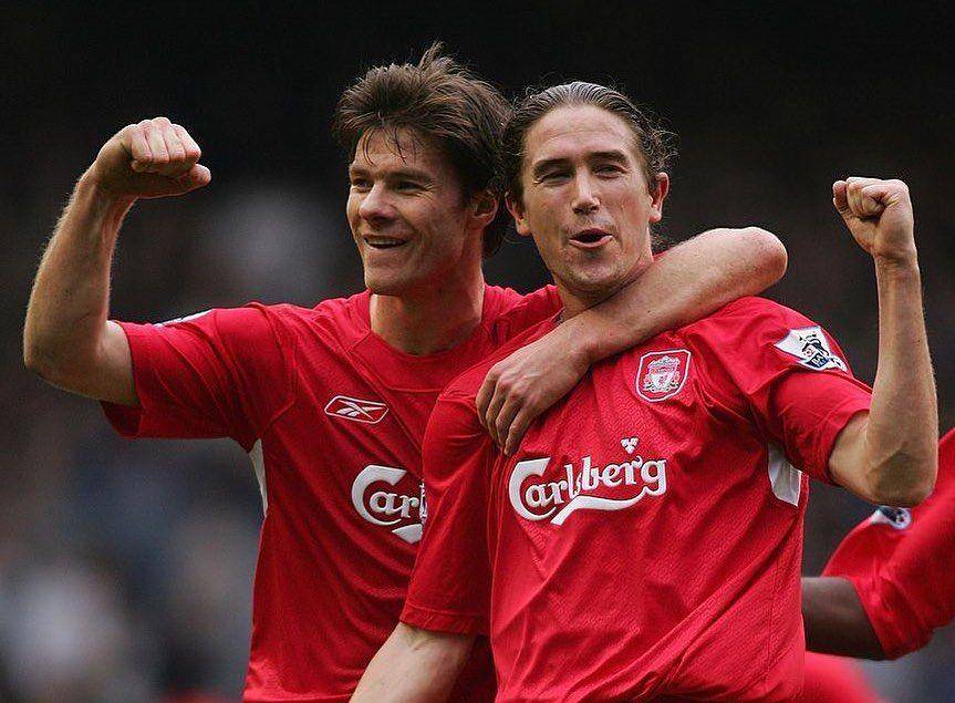 Harry Kewell bersama Xabi Alonso (instagram.com/harrykewell10)