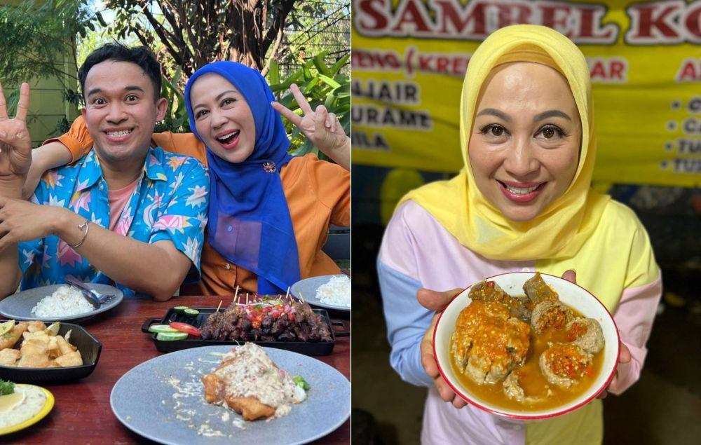 9 Potret Shanty Denny Jadi Host Bikin Laper, Dijuluki Ratu Bakso!