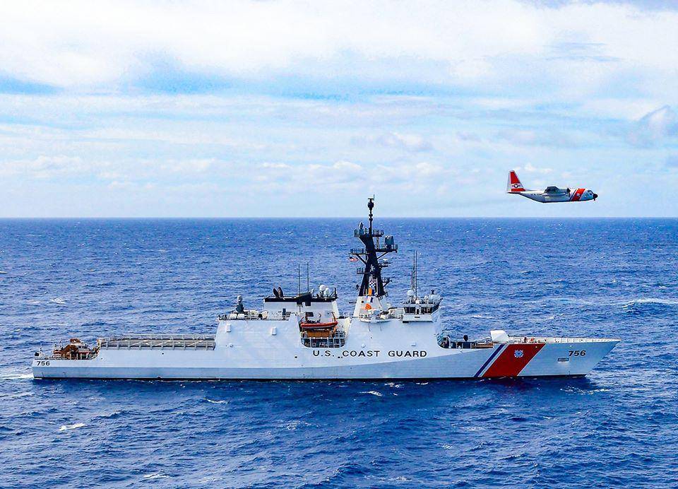 ilustrasi kapal penjaga pantai AS (Twitter.com/U.S. Coast Guard)
