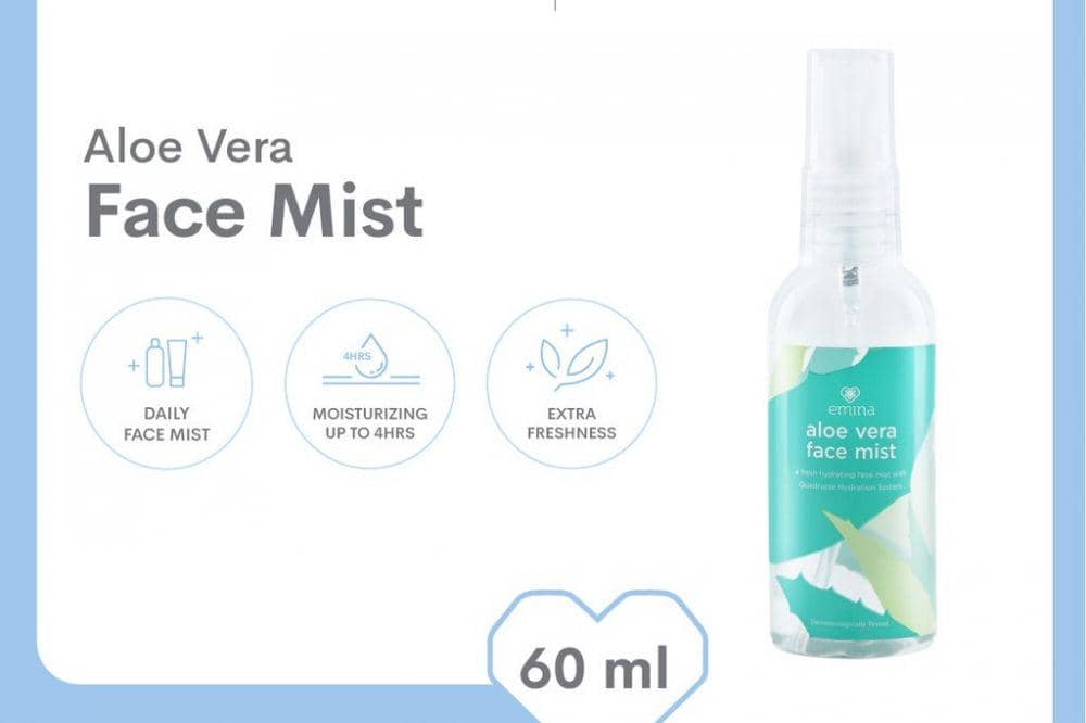 Emina Aloe Vera Face Mist (shopee.co.id/eminaofficial)