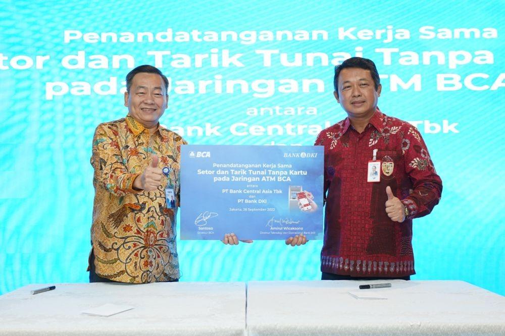 Asyik, Nasabah Bank DKI Kini Bisa Setor dan Tarik Tunai di ATM BCA
