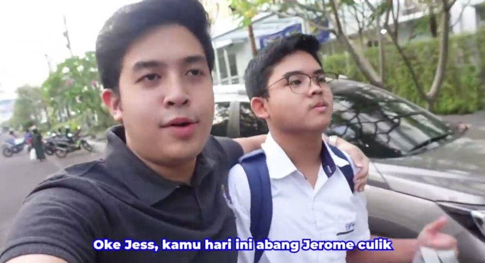9 Momen Jerome Polin Bikin Senang Sang Adik Seharian, Salut!