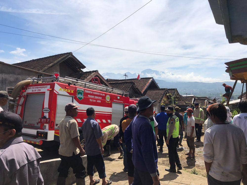 Sebuah Rumah di Pujon Terbakar, Seorang Penghuni Tewas