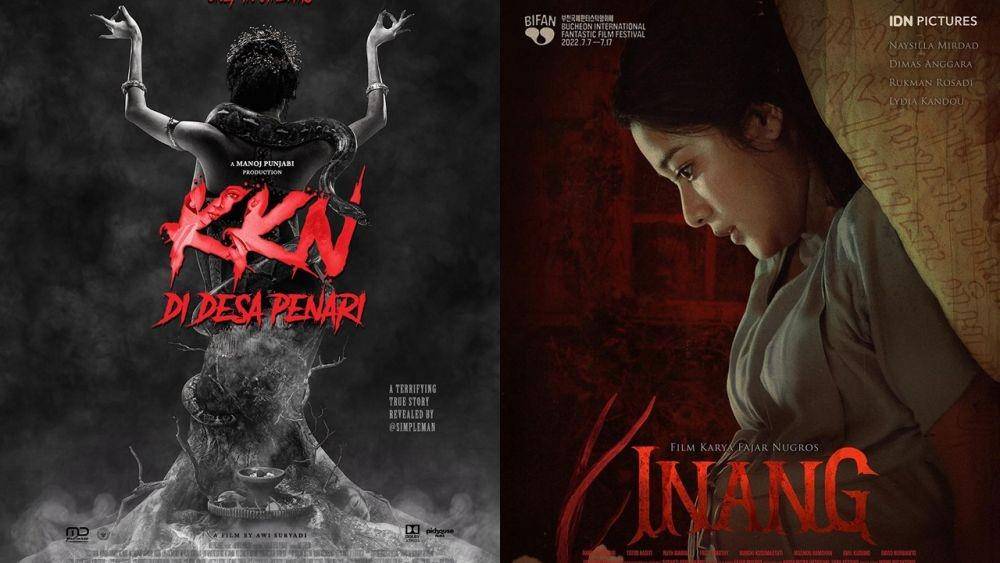 poster film KKN di Desa Penari, poster film Inang (instagram.com/kknmovie | instagram.com/filminang)