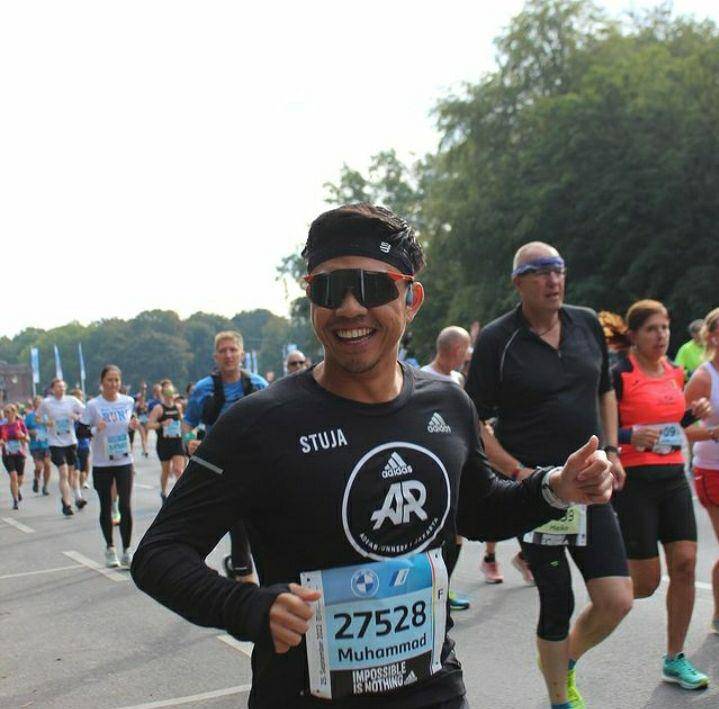 Potret Ditto saat ikut Berlin marathon (Instagram.com/dittopercussion)