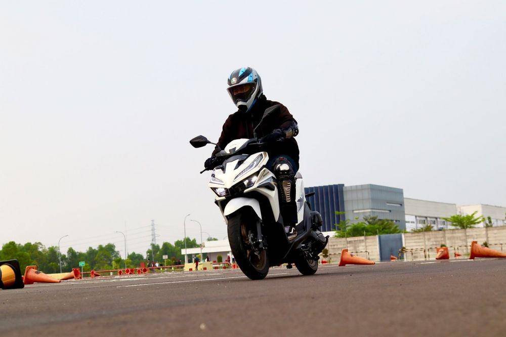 Mencoba New Honda Vario 125, Bisa Bermanuver Lebih Lincah