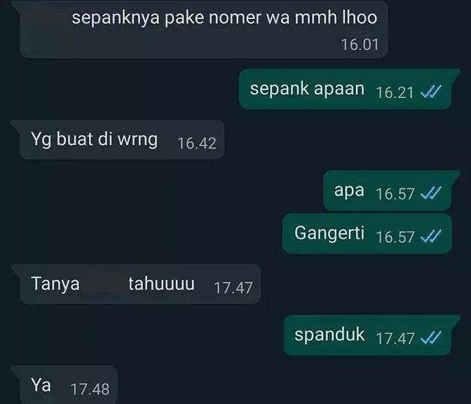 chat salah sebut (twitter.com/cakepfutunya)