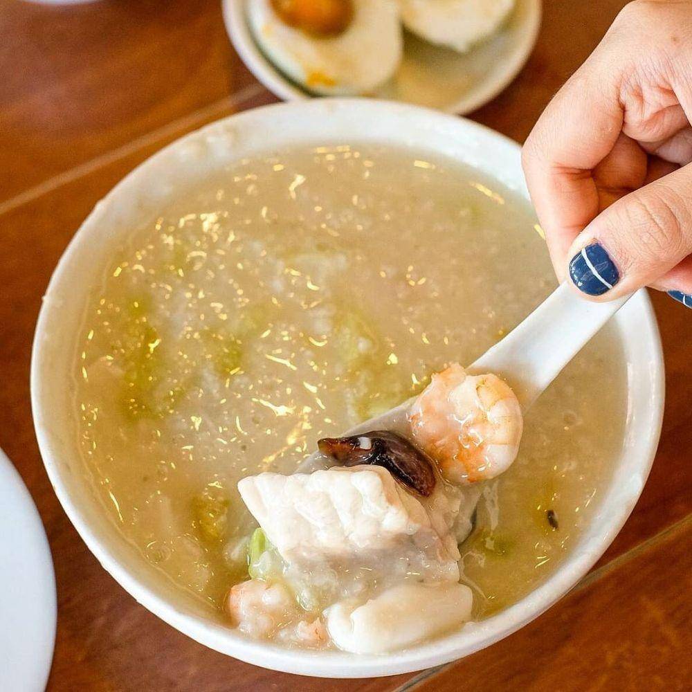 Ilustrasi bubur seafood (instagram.com/mr.thamciak)