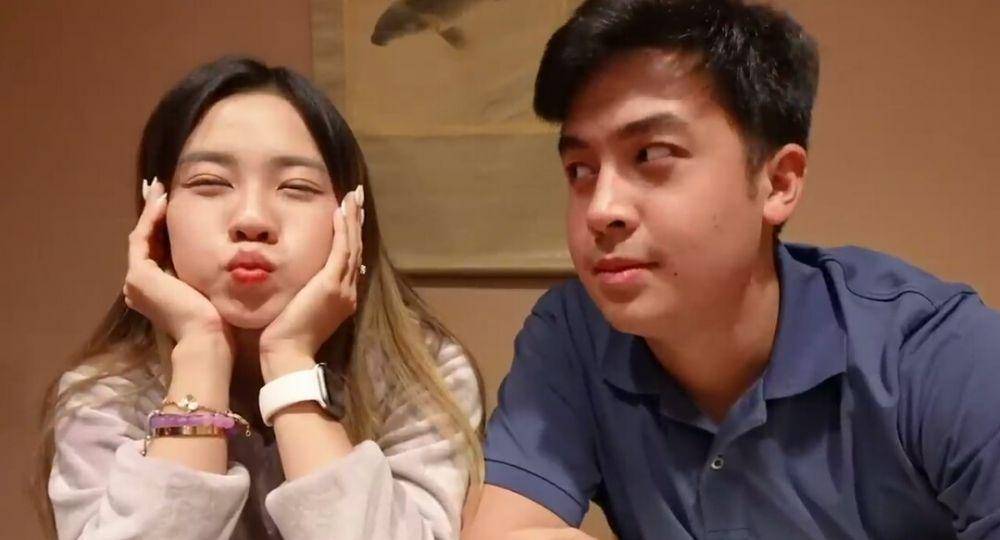 Jerome dan Jessica Jane mukbang makanan Jepang. (youtube.com/Nihongo Mantappu)