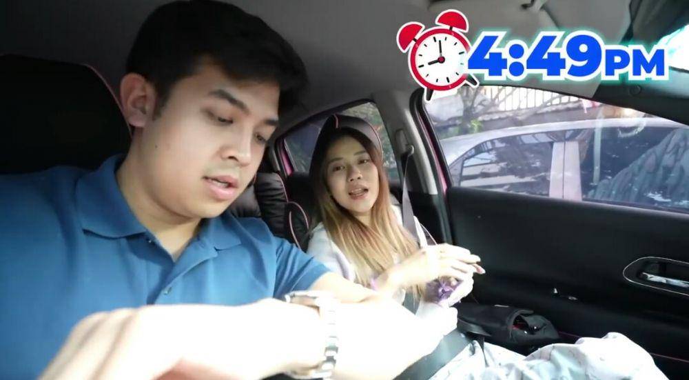 Jerome dan Jessica Jane mukbang makanan Jepang. (youtube.com/Nihongo Mantappu)