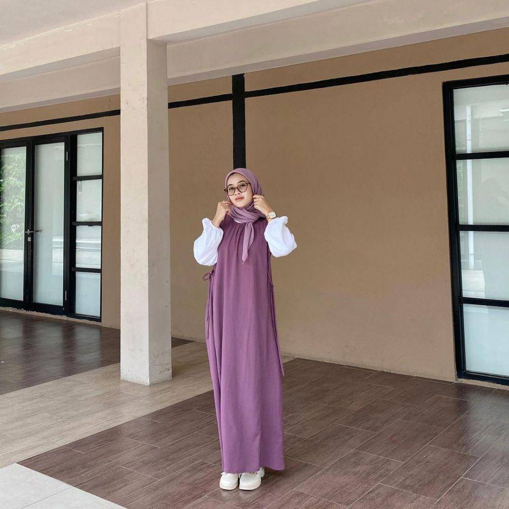 OOTD dress ala Ayu Fuziyanti (instagram.com/ayufuziyantii)