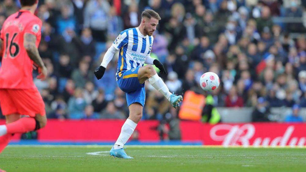 Alexis Mac Allister saat membela Brighton Hove Albion. (instagram.com/alemacallister)