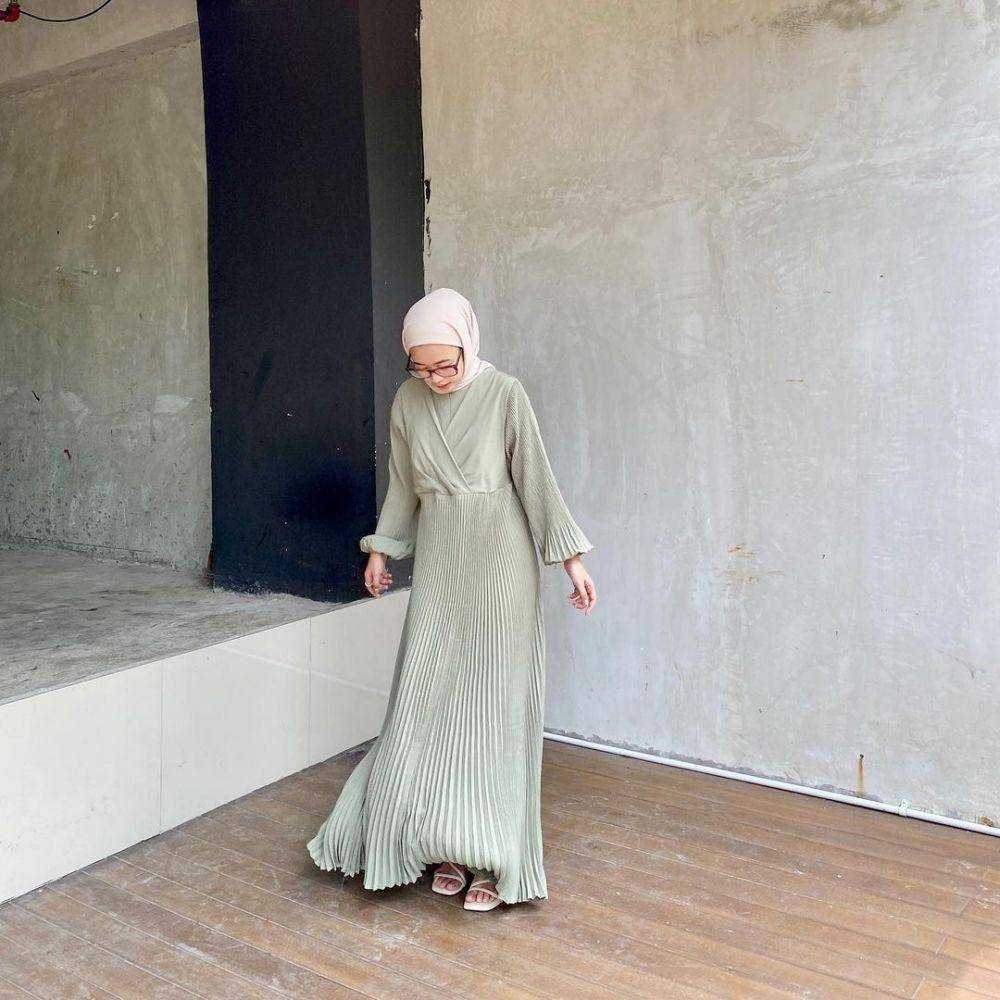 OOTD dress ala Ayu Fuziyanti (instagram.com/ayufuziyantii)