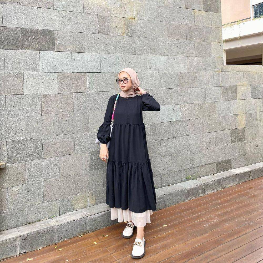 OOTD dress ala Ayu Fuziyanti (instagram.com/ayufuziyantii)