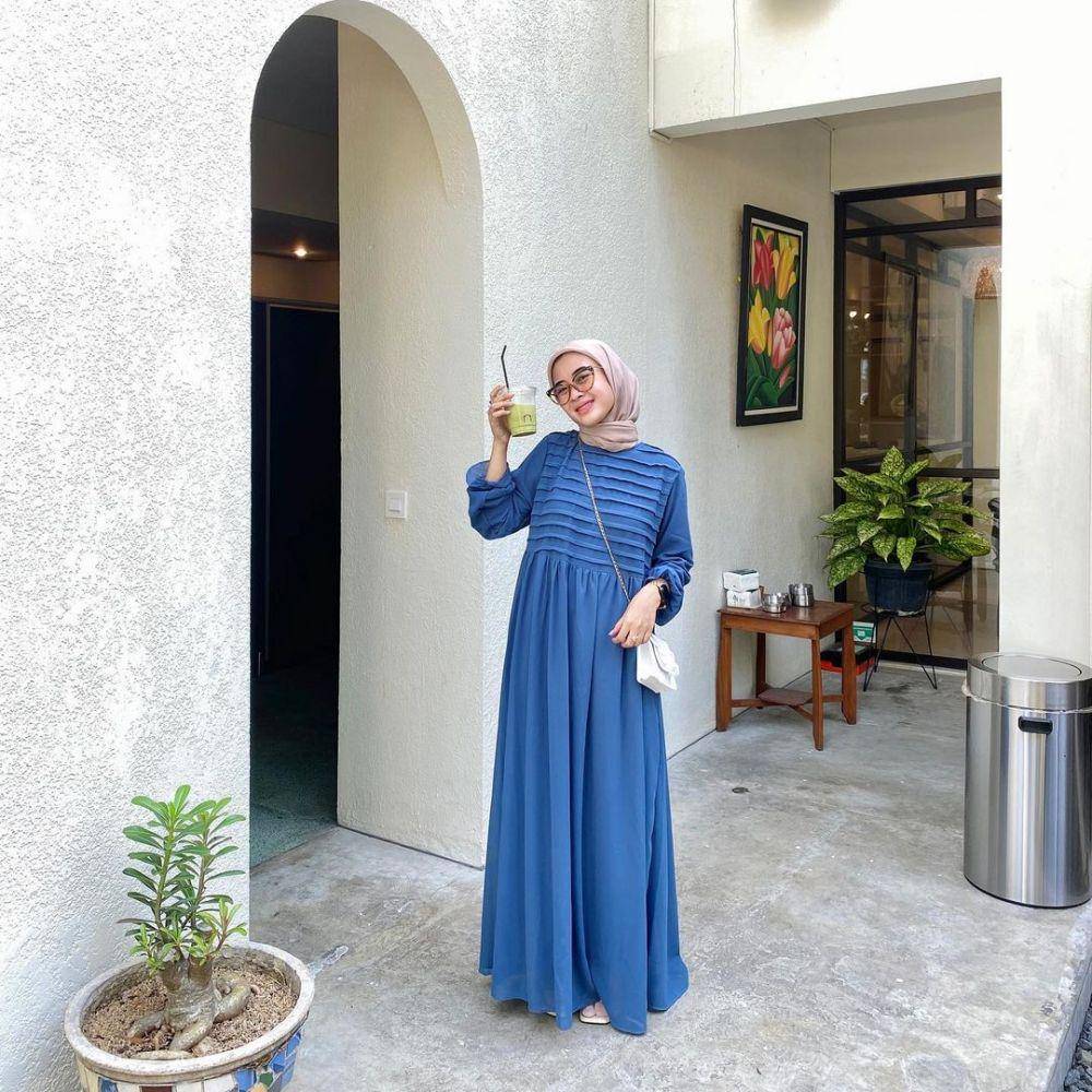 OOTD dress ala Ayu Fuziyanti (instagram.com/ayufuziyantii)