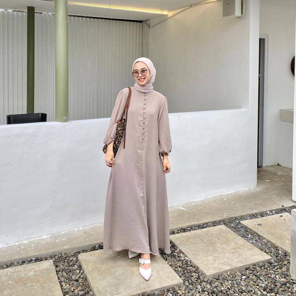 OOTD dress ala Ayu Fuziyanti (instagram.com/ayufuziyantii)