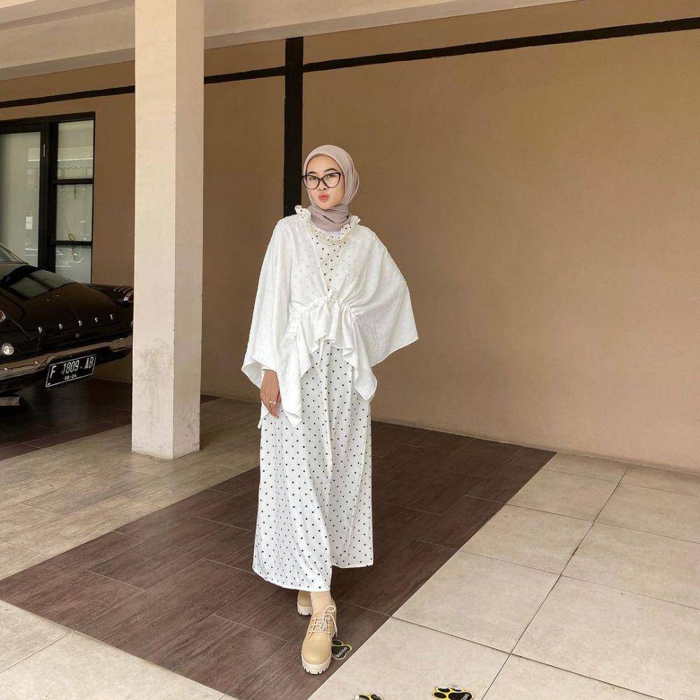 OOTD dress ala Ayu Fuziyanti (instagram.com/ayufuziyantii)