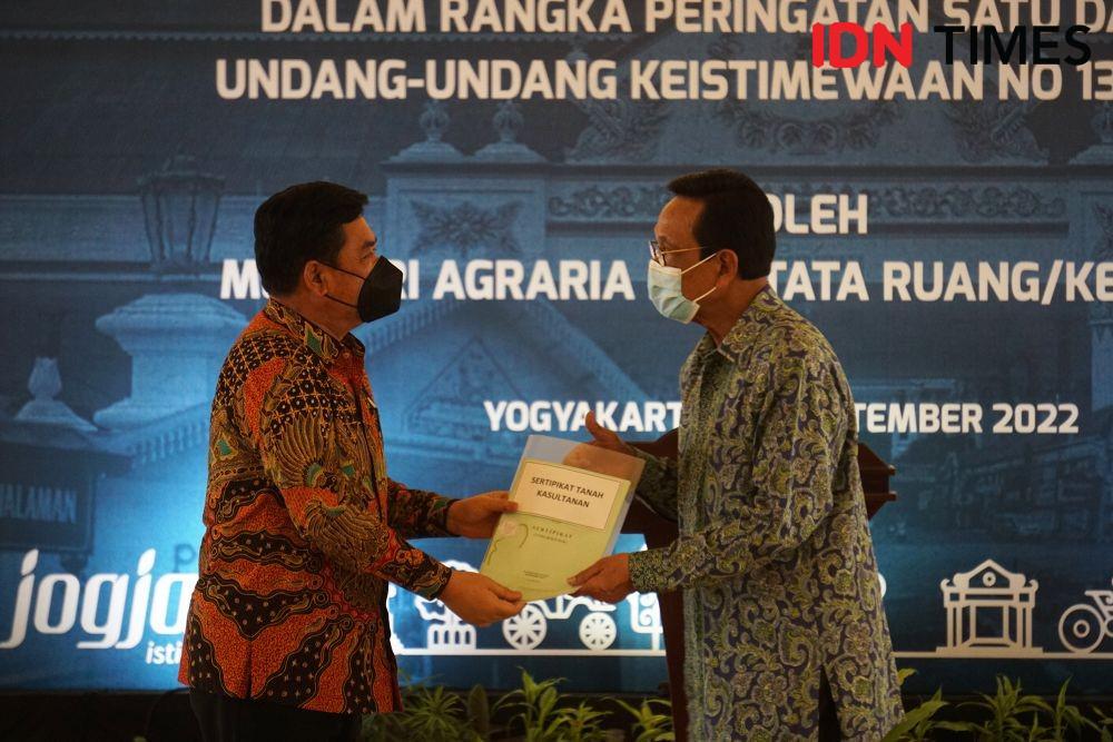 90 Persen Tanah Terdaftar, Menteri ATR/BPN Sebut Jogja yang Terbaik