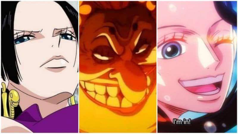 Hancock, Big Mom, Nico Robin. (Dok. Toei Animation/One Piece)