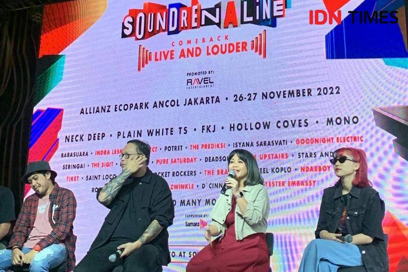 konferensi pers Soundrenaline di Hard Rock Cafe, Jakarta (IDN Times/Rafifa Shabira)
