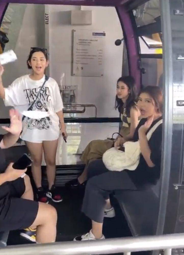 Tiara, Keisya dan Ziva waktu ke Singapura buat kerja bareng (instagram.com/zivamagnolia)