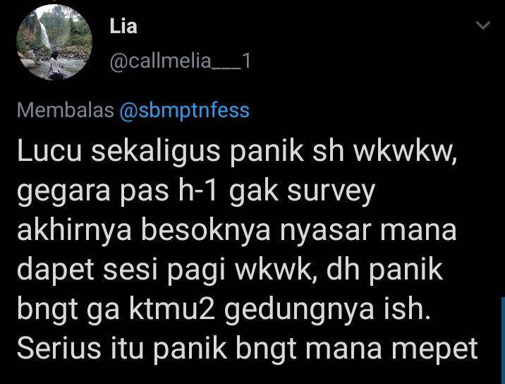 pengalaman random saat ujian (twitter.com/@callmelia___1)